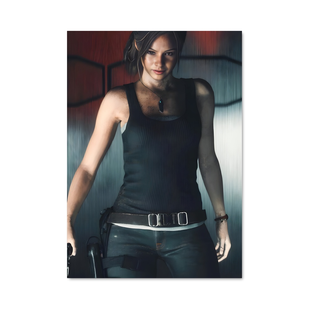 Poster Claire Redfield: Survivante des Ténèbres – affiche Resident Evil